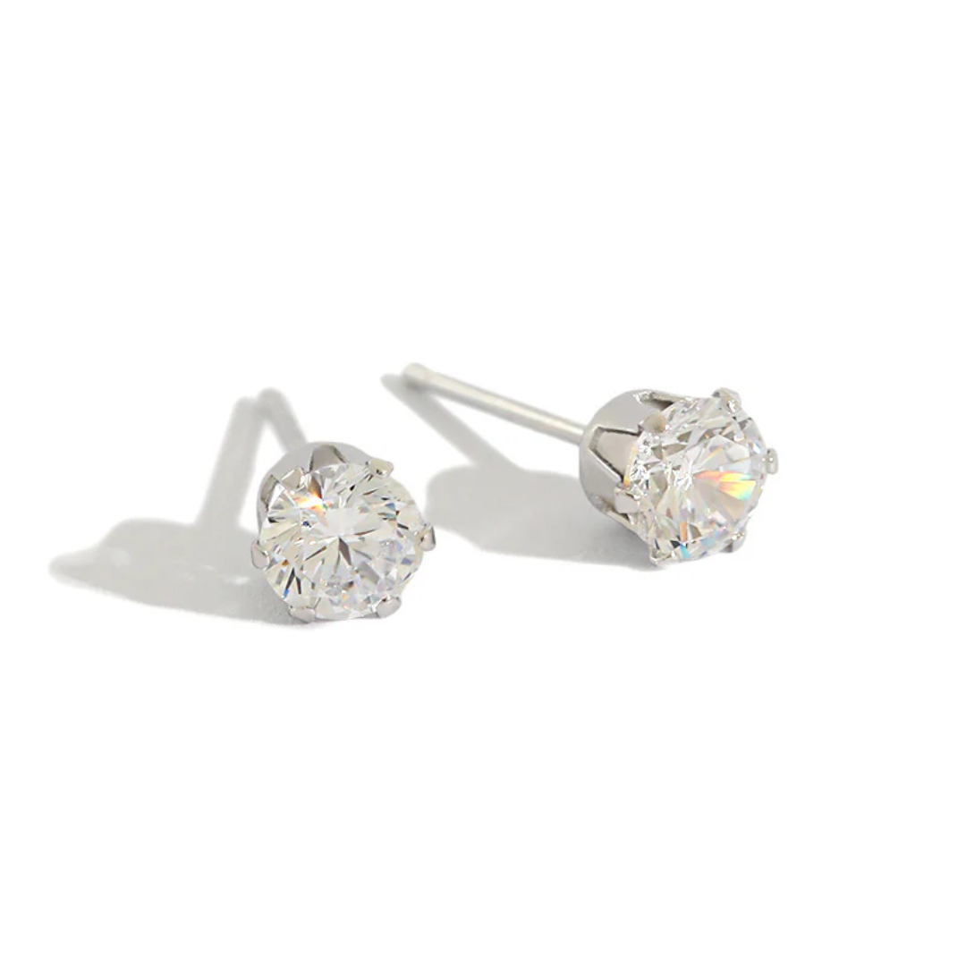 Pave Elegant Stud Earrings