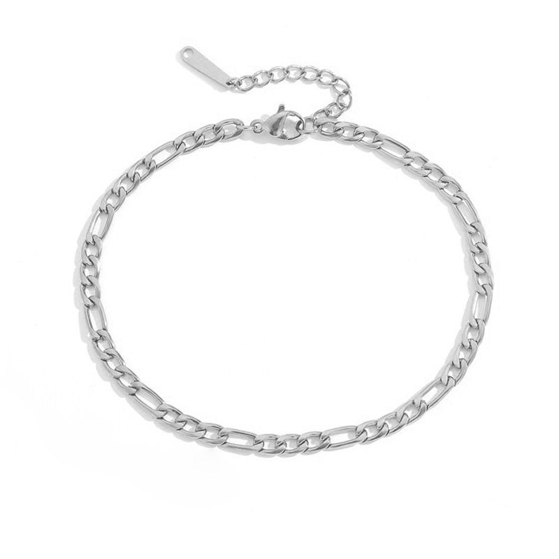 supreme 4mm Figaro Chain Anklet