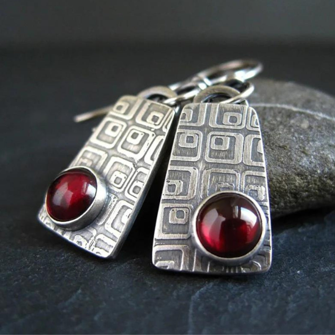 Boho with Ruby in Silver