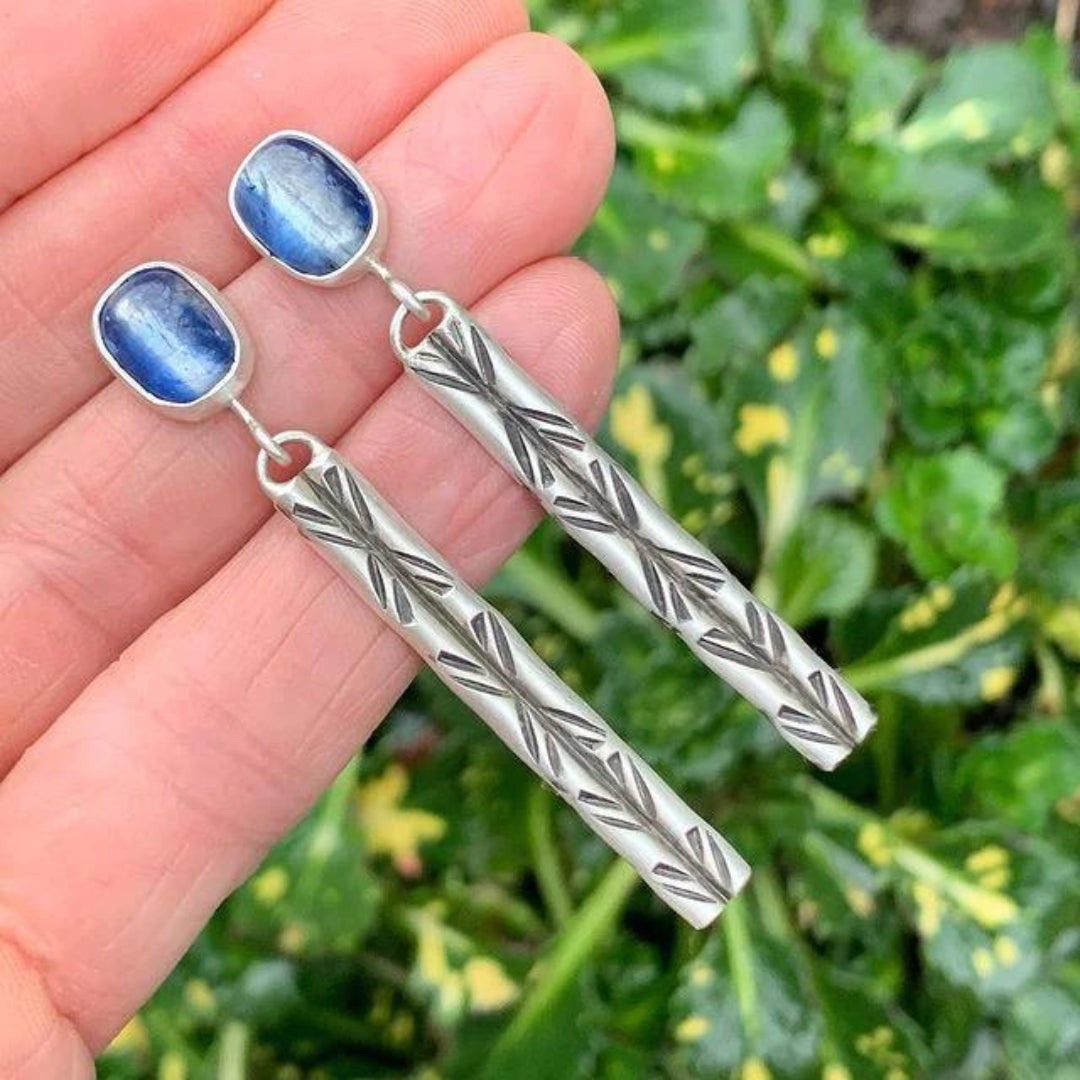 Blue Crystal Boho in Sterling Silver