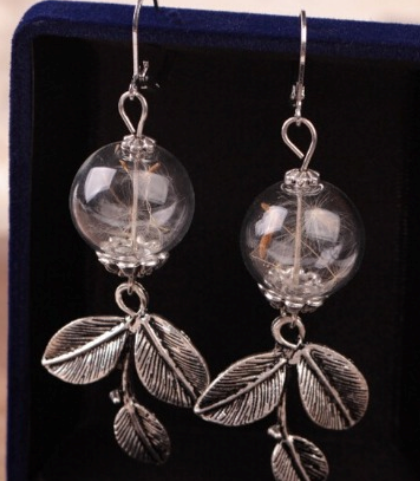 Nature's Dandelion in Antique Gold