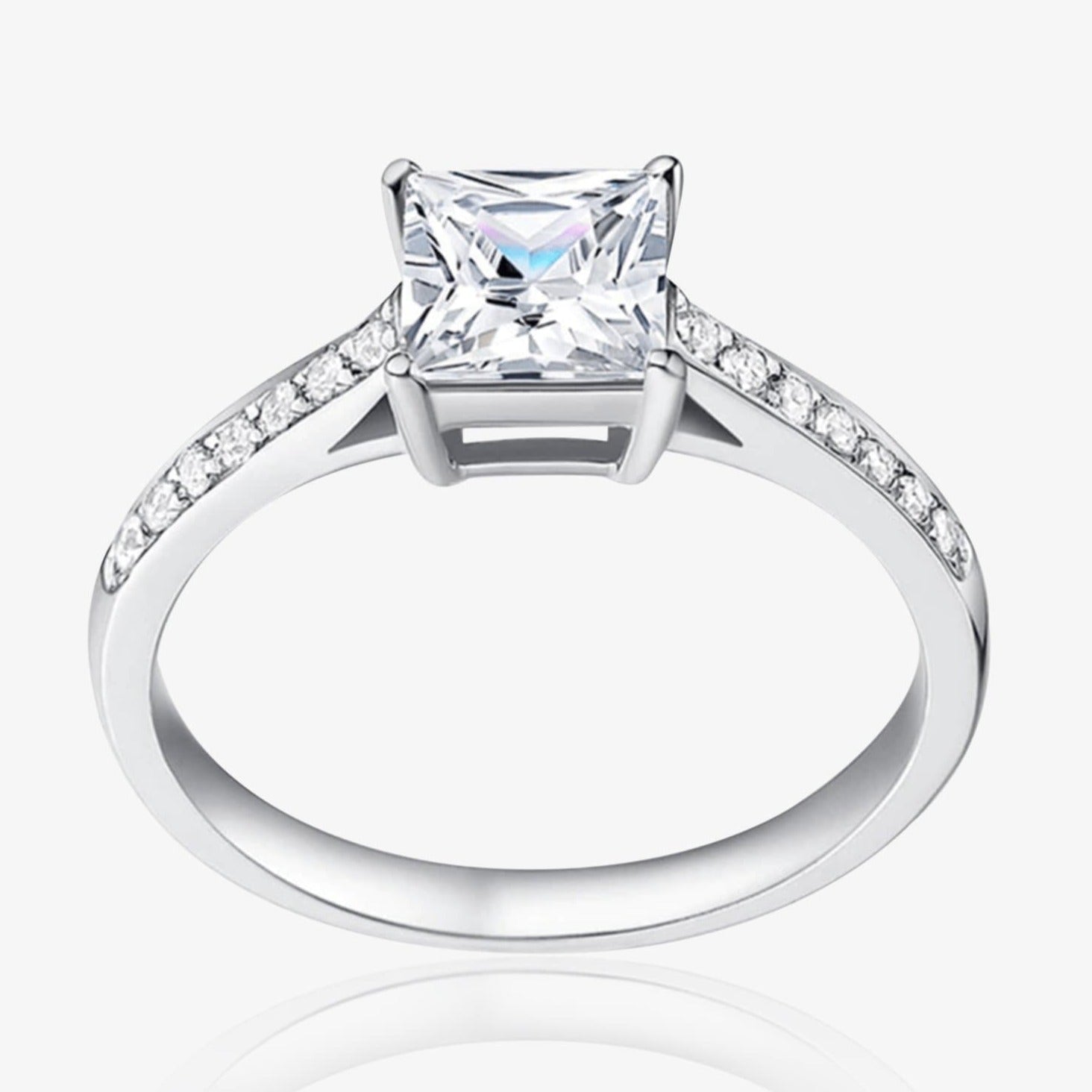 The Fiona Princess Cut Ring