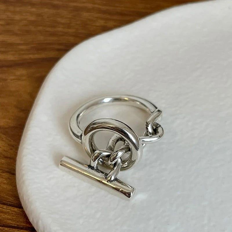 Adjustable Design 925 Silver Ring