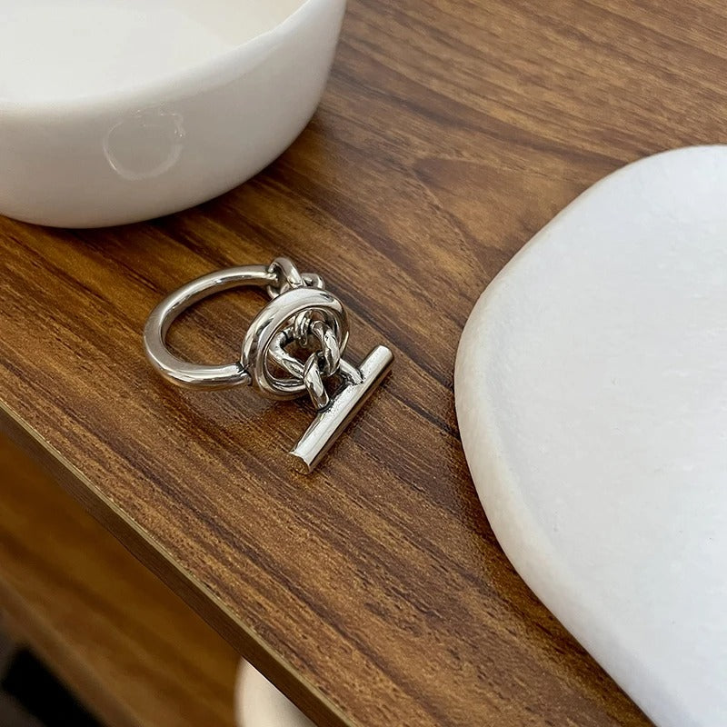 Adjustable Design 925 Silver Ring