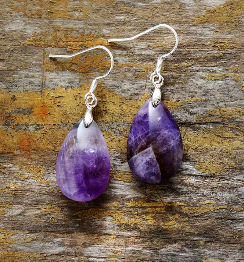 Amethyst Dangle Earrings