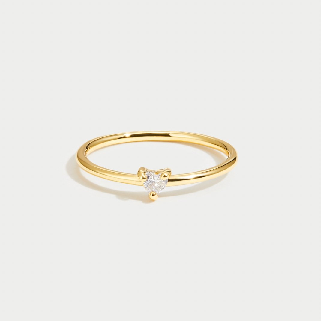 Loving- Crystal Heart Ring