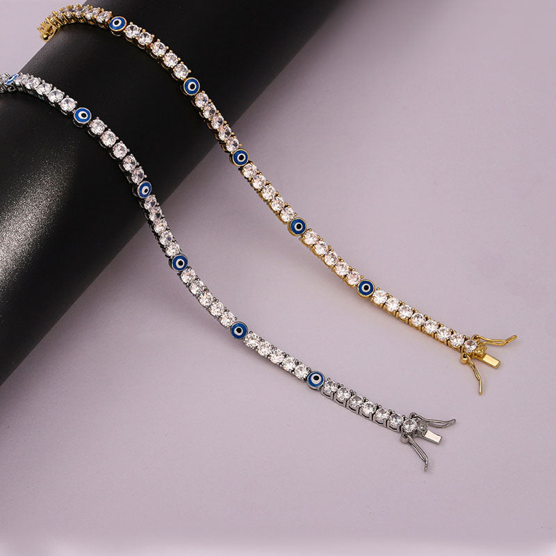 Evil Eye Tennis Bracelet & Anklet