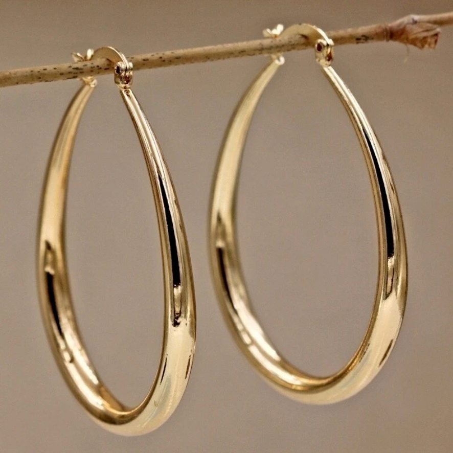 Large Golden Hoop