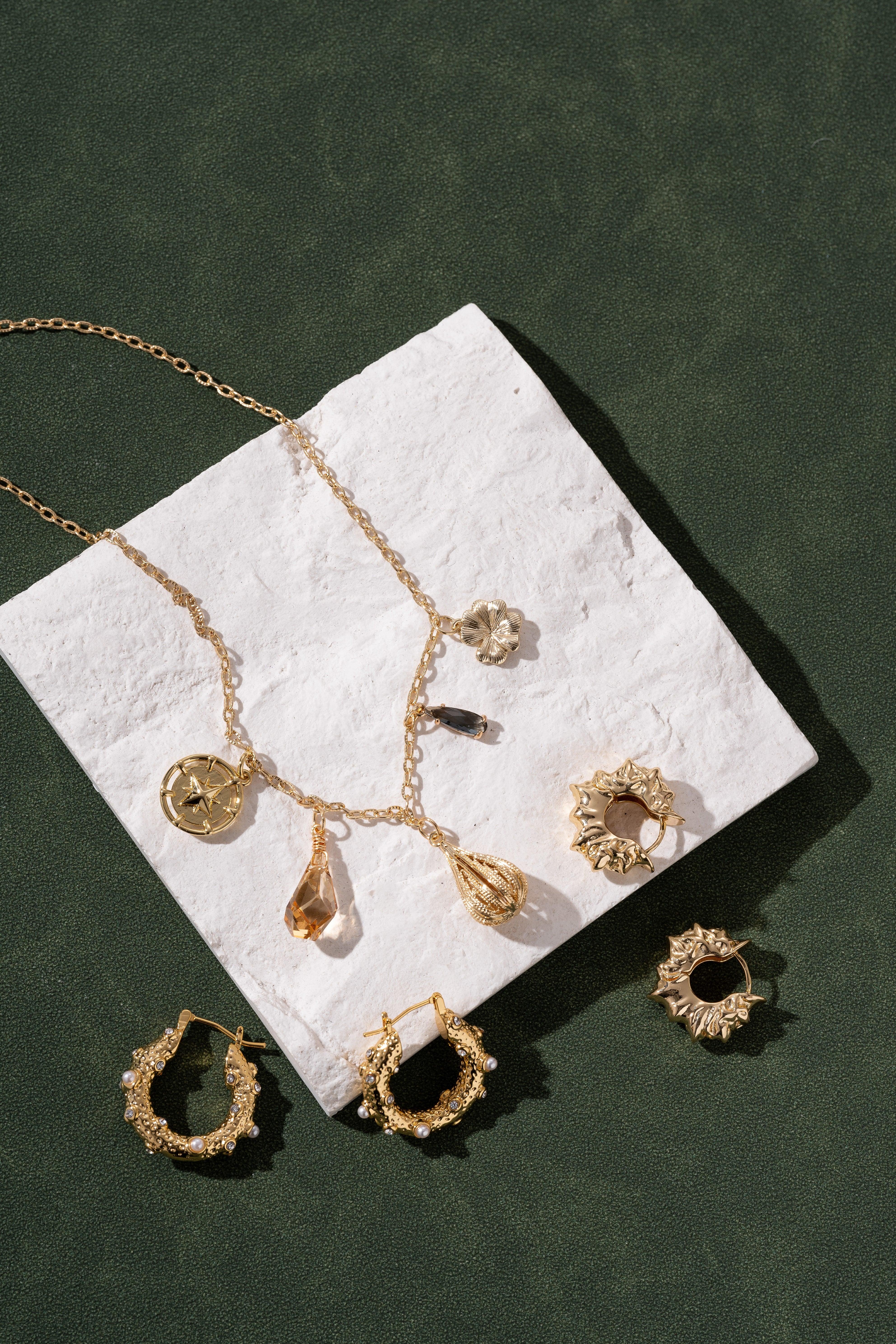 Seraphia Gold Huggie Earrings