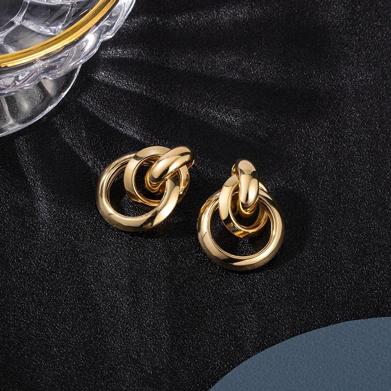 Luxury Golden Earrings