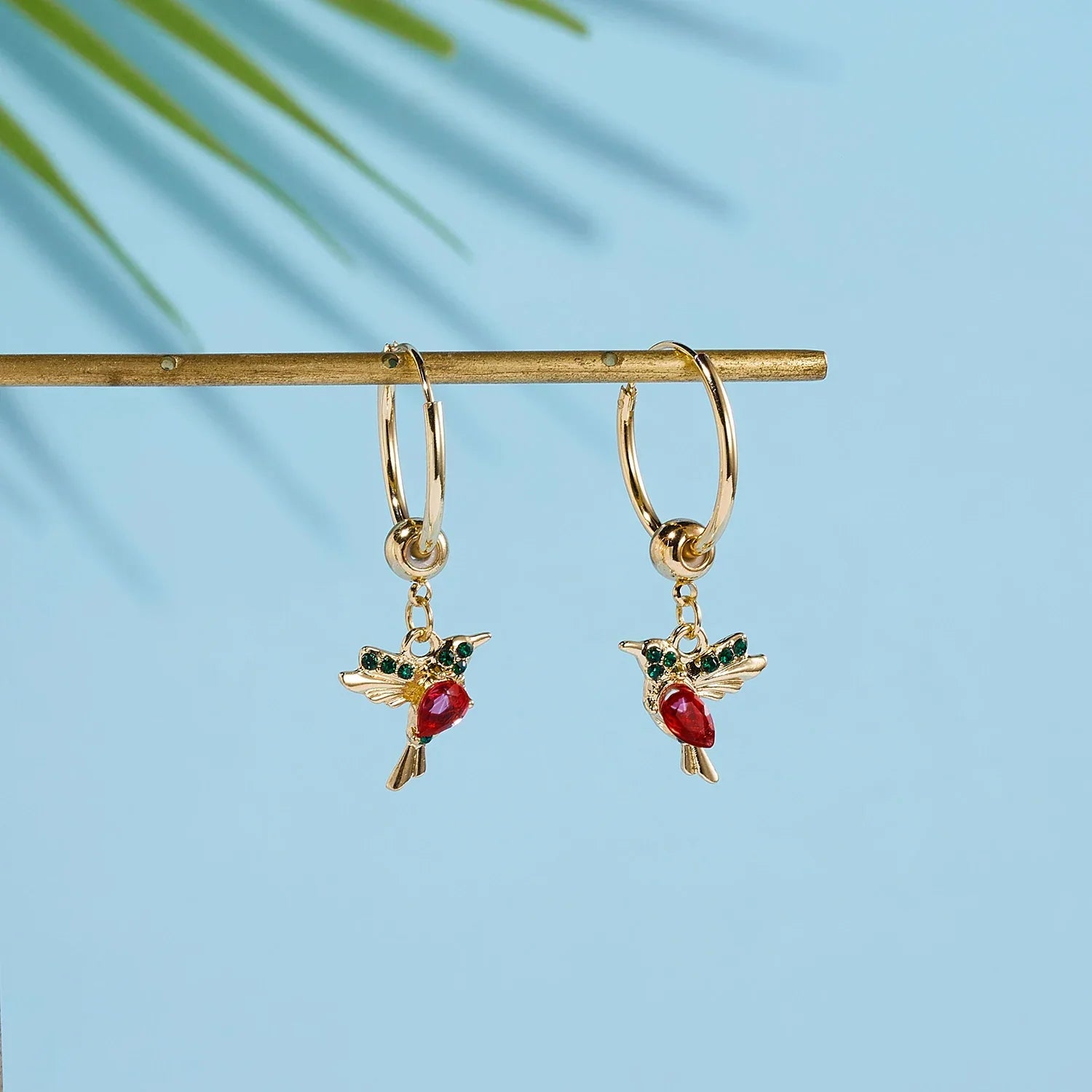 Limited Edition Flying Hummingbird  with Zirconia Inlay