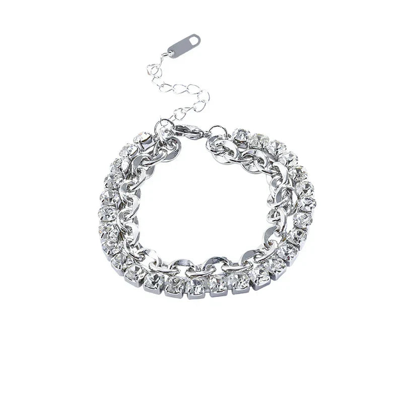 Shiny Silver Plated Bracelet