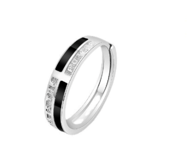 Luxury Ceramic Ring with Zirconia