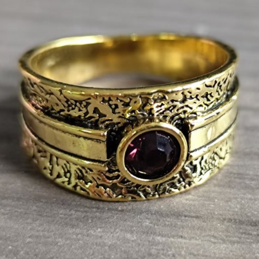 BOHEMIAN CRYSTAL MEDITATION RING