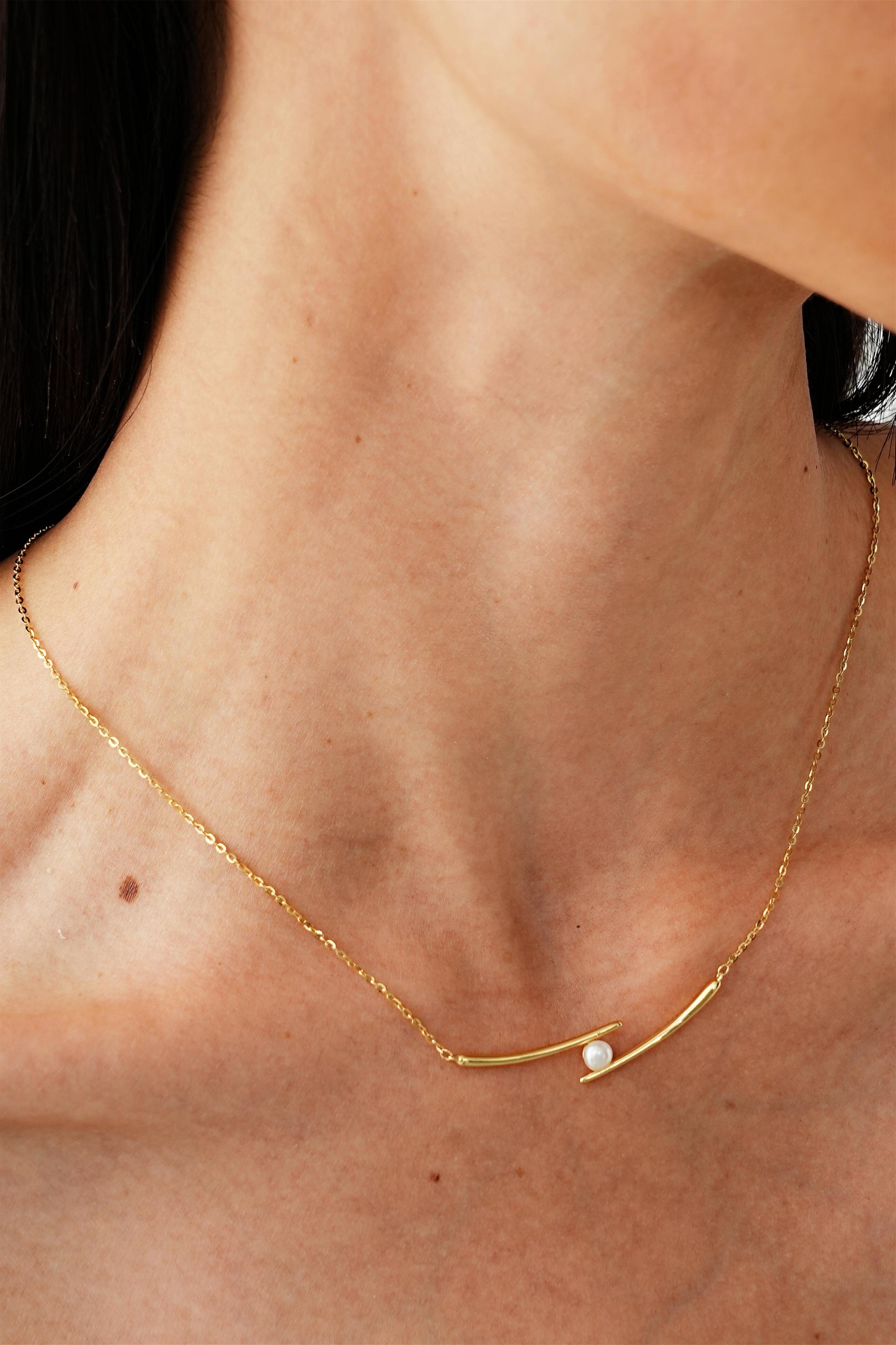 Gemma Pearl Necklace