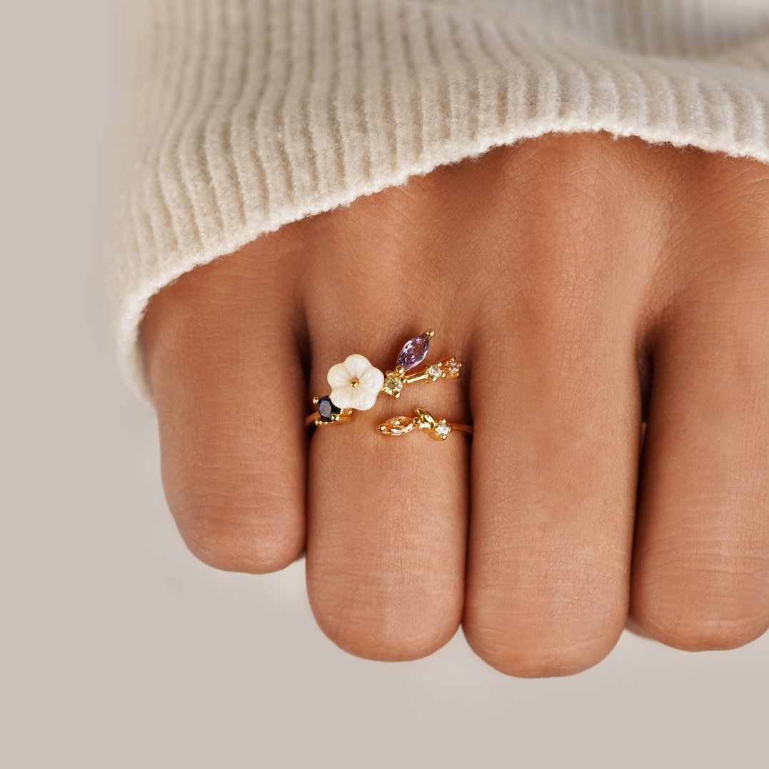 Lux petal Ring