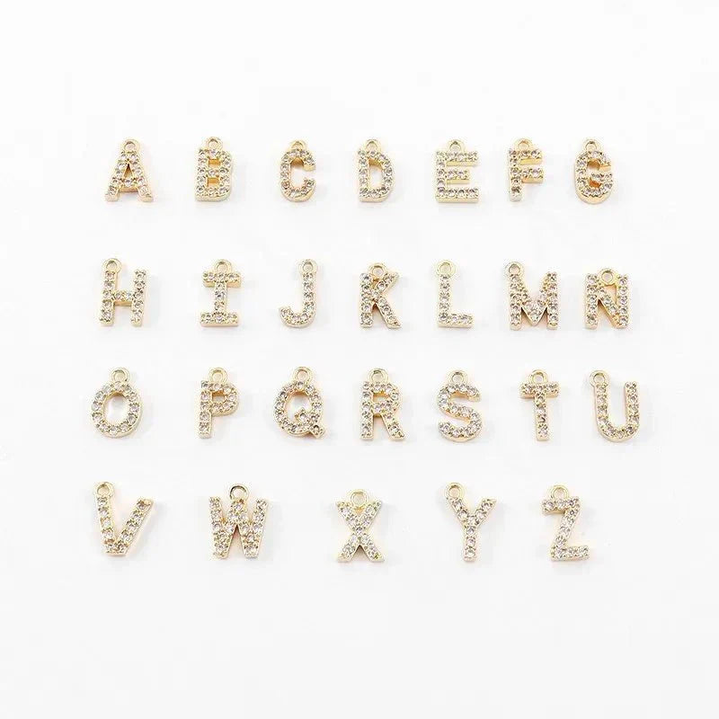 Dainty Beaded Initial Bracelet