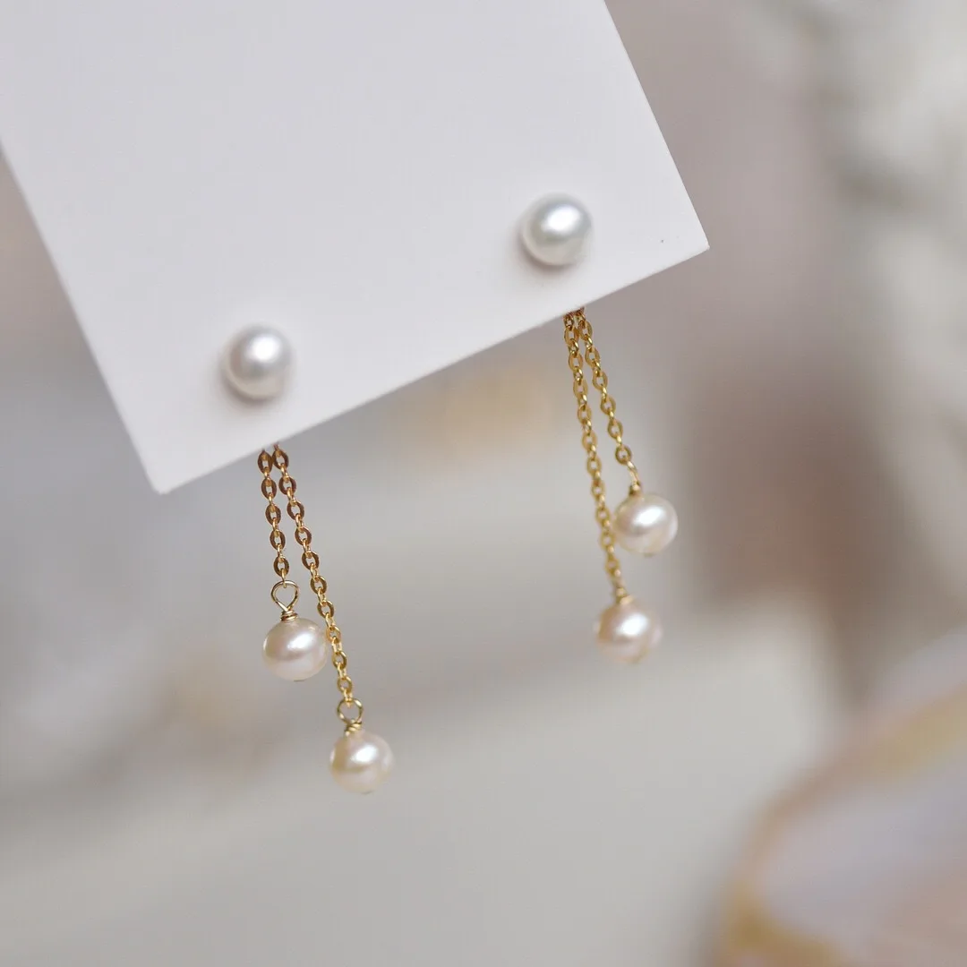 Elegant Small Pearl Dangling
