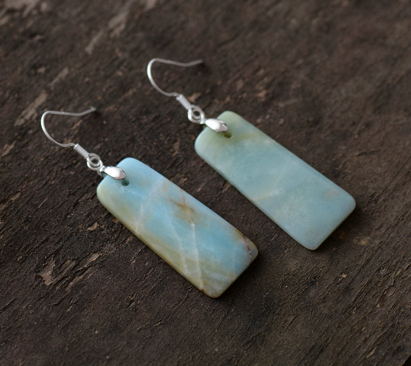 Amazonite Dangle Earrings