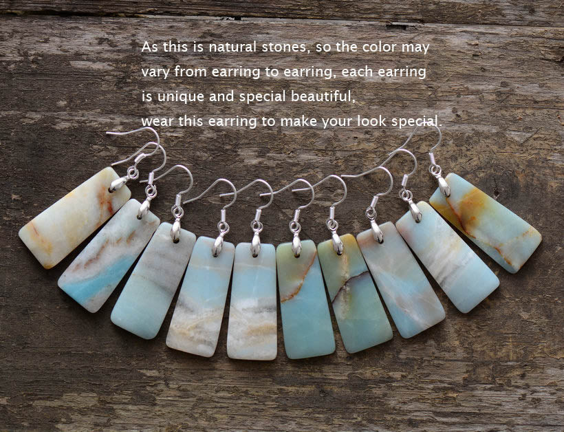 Amazonite Dangle Earrings